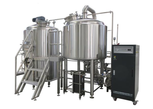 500L Small Brewery Equipment SS316 Glycol Cooling Jacket With Semi Automatic