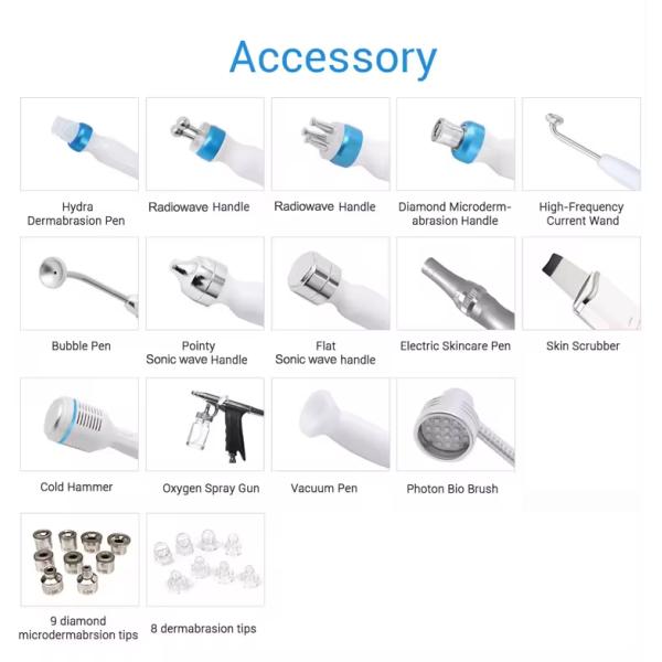 Hottest Korean 14in1 Hydro Microdermbrasion Hydra Oxigen Facial Machine 2023