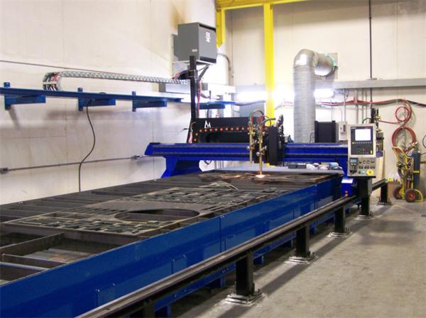 MS Plate Profiling Steel Plasma Cutter , 1000mm/Min VFD Industrial Plasma Table