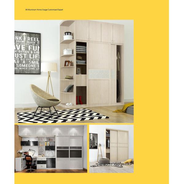 Customized Color Aluminum Storage Cabinet Aluminum Wardrobe Cabinet