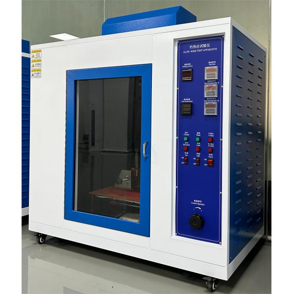 Keystroke Rubber Test Chamber Glow Wire Combusting Vertical Flammability Tester
