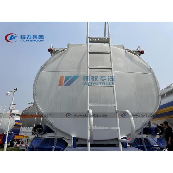 SGS 3 Axle 40000L Q235 Steel Fuel Tanker Semi Trailer