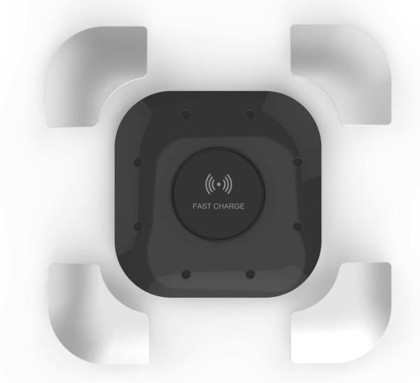 Quick Speed Wireless Phone Charger Iphone Samsung Space Saving Long Lifespan