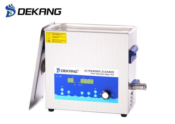 6.5L Heated Ultrasonic Cleaning Bath , Power Adjustable Lab Ultrasonic Bath
