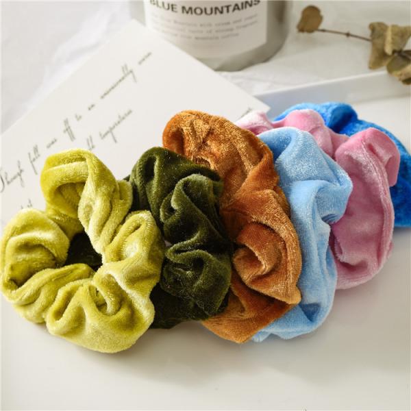 Flannelette hair accessories scrunchies oliver Rose red white Europe United States winter rope elastic hair bands