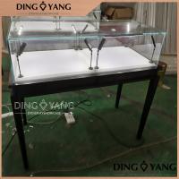 304# Rectangle en acier inoxydable vitrines de bijoux