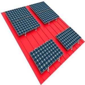 Sistema solar da montagem para a casa fora do suporte da chapa metálica da grade