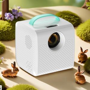 Q2 Unique Super Mini Cube Projector HD 720P Portable Video Projector Android 11