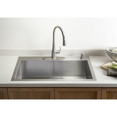 25'' Double Bowl Top Mount Stainless Steel Kitchen Sink With Brushed Satin Finish