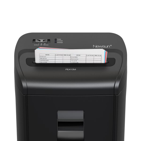 P4 10 Sheets Cross Cut Paper Shredder 18 Liter Bin,8 Mins Shredding Time,Lift Head,LED Indication