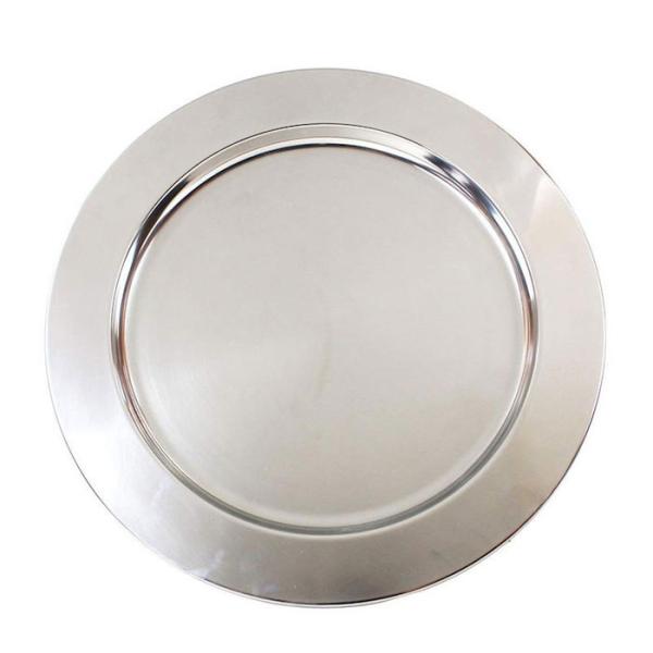 Nordic Style Metal Houseware 430 Stainless Steel Dessert Cheese Tray 32.5*0.7CM