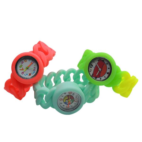 Silicone Braided Bracelet Children's Electronic Silicone Watch LED Touch Cartoon Watch Promotion Custom Gift Cartoon