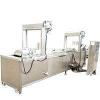 Cinturão transportador de GNL não pegajoso Máquina de fritura industrial de mandioca 110v