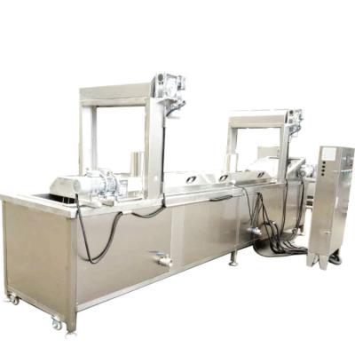 Cinturão transportador de GNL não pegajoso Máquina de fritura industrial de mandioca 110v