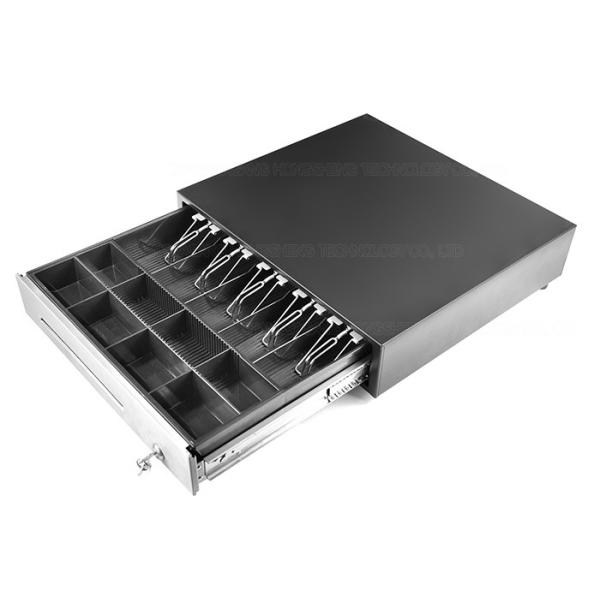 18 Inch Heavy Duty POS Cash Drawer Ball Bearing Slides Metal Wire Gripper Steel Construction , 460E