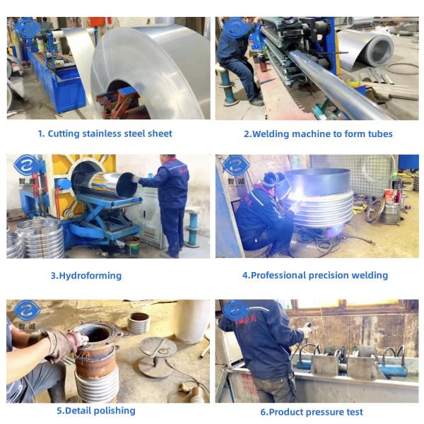 Stainless Steel Expansion Bellows DN32-DN3000mm Flange Connection