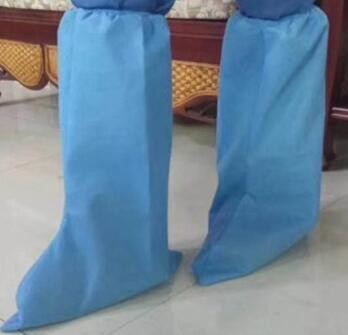Lightweight Blue Non Woven Disposable Foot Covers