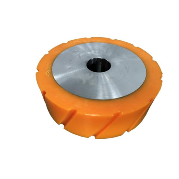 Customized Polyurethane Coating Wheels 90 A Shore Hardness PU Wheel