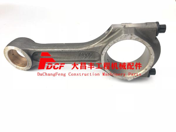 S6D125 Crankshaft Connecting Rod 6151-31-3200 6151-31-3101 With Komatsu Excavator Spare Parts