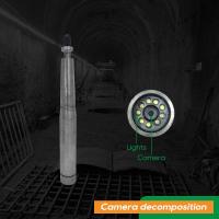 système de caméra de trou ennuyé par 40mm de 200m pour l'inspection dessous bonne
