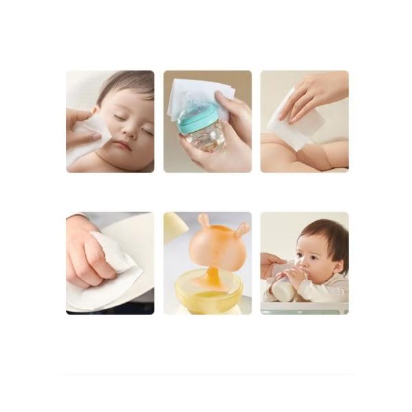 Papilas higiénicas para bebés sin perfume para limpieza de bebés
