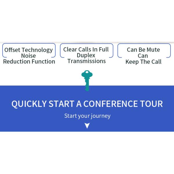 Desktop USB Microphone Free Microphone Video Conferencing Microphone SQ-M3  Audio Speaker
