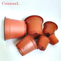 potenciômetros plásticos impermeáveis de 6 polegadas do HDPE plástico resistente flexível dos potenciômetros de flor 75pcs