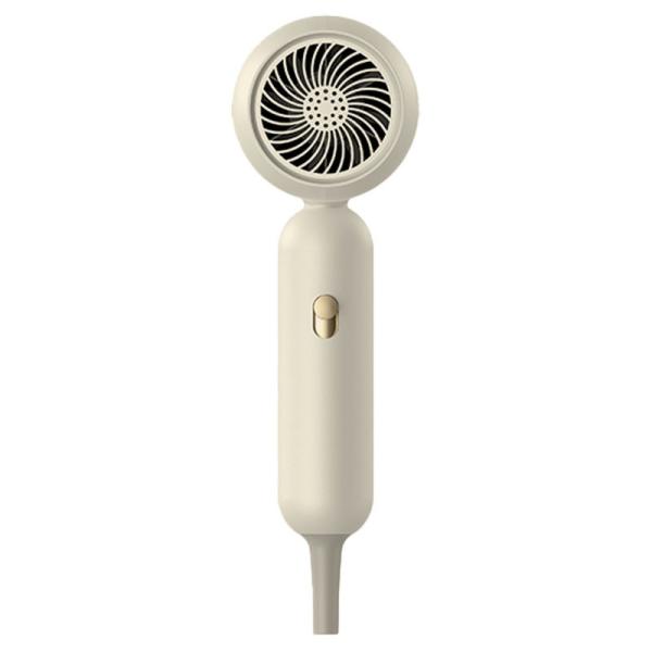 Amarelo Mini portátil 1900W Poderoso secador de cabelo de íons negativos de secagem rápida