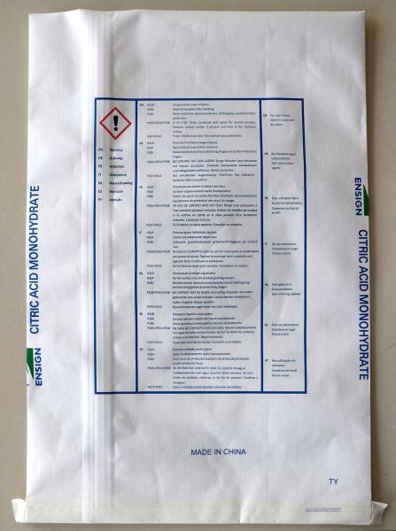 CAS 5949-29-1 Citric Acid Granular , Colorless Citric Acid Monohydrate