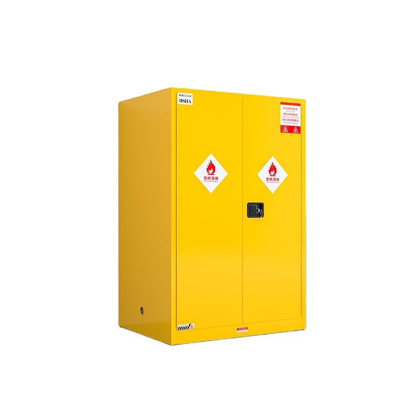 Fireproof Lab Safety Cabinet Heavy Duty Flammable Liquid Safety Cabinet 90 Gallon