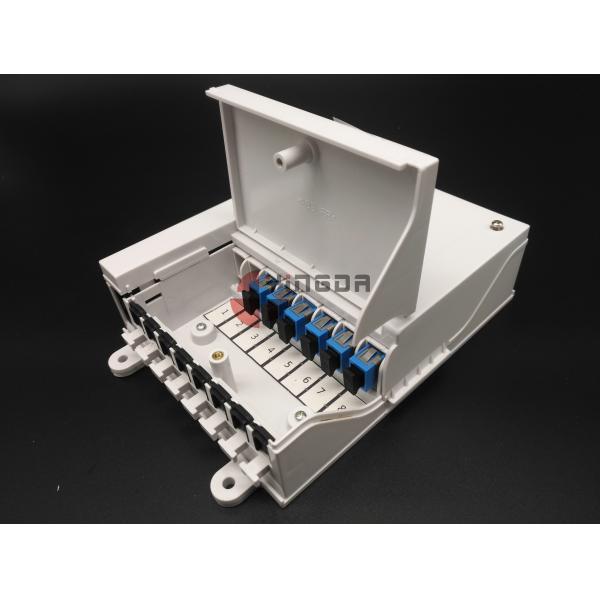 Установка стены коробки Сплиттер коробки прекращения оптического волокна 8 портов/ФТТХ мини на шкафе пола