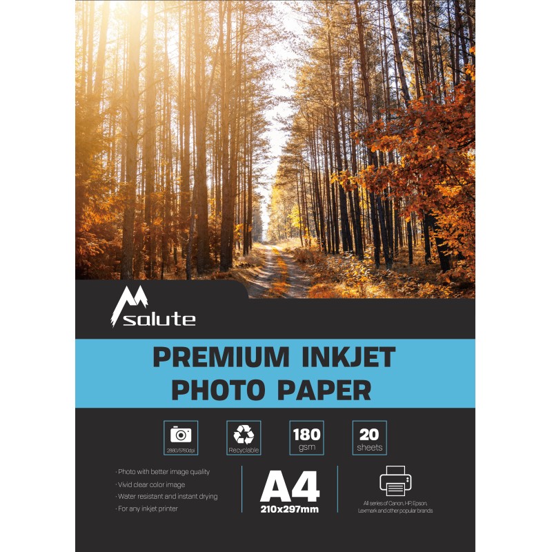 Wide Format Inkjet Photo Paper Waterproof Photo Paper With Warranty