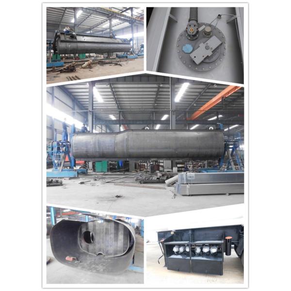 Топлива откатки топлива доставки тележки масляного бака трейлер Семи с спасением пара