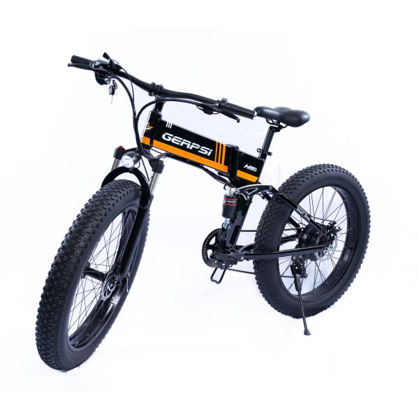 Full Suspension 26 Inch 350w Aluminium Folding Electric Bike