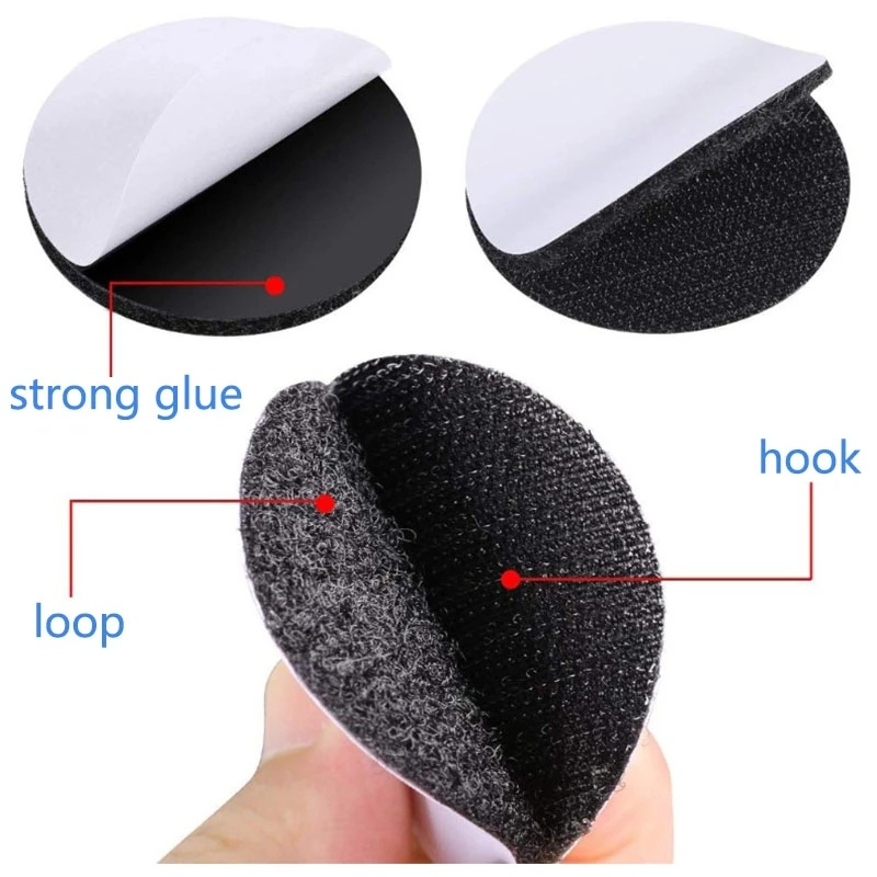 Eco-Friendly Heavy Duty Heat Resistance Hook and Loop Dots Self Adhesive Velcro Dots