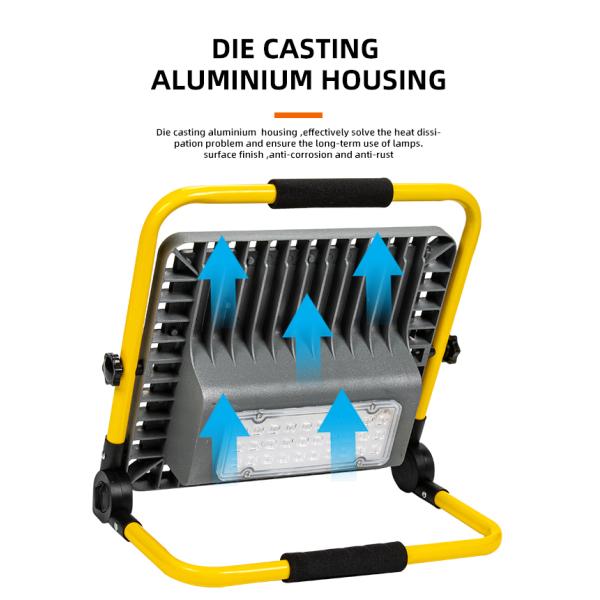 200W Battery Powered Portable Led Work Lights PI65 Waterproof