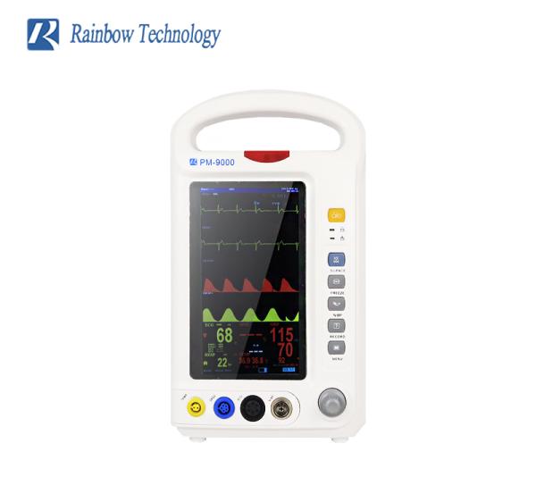 Moniteur patient multi-paramètres de stockage de données avec mémoire interne LCD TFT couleur 7 ''