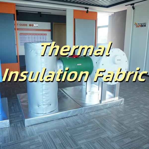 Tissu isolant à haute température 200-2000 g/m2 pour tuyaux et réacteurs