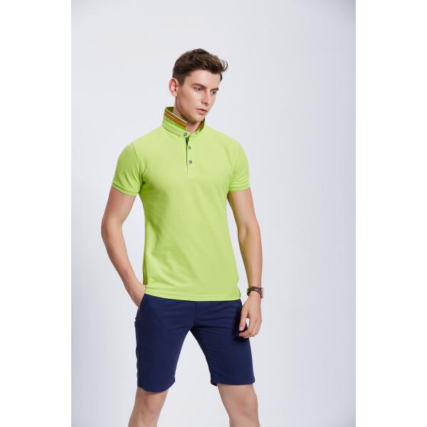 Precision Workmanship Light Green Polo T Shirt Short Sleeve