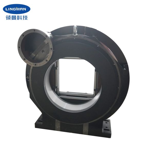 Lingman Simple Pneumatic Pipe Cutting Chuck With Square Hole For Laser Pipe Cutter