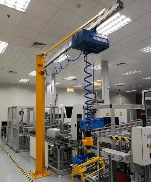 Custom Movable Mini Electric Jib Crane with 360° Rotation and Floor Mounted Design