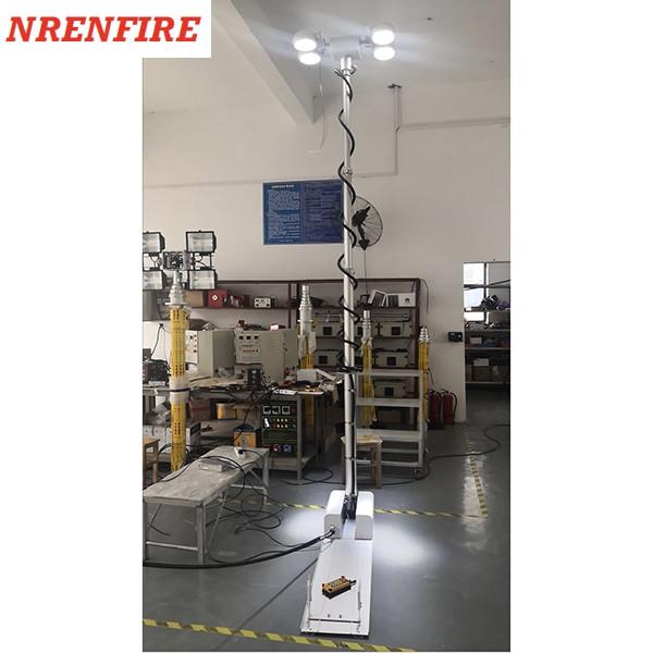 roof mast light tower pneumatic telescopic mast light tower foldable mast lighting vehicle roof mount pneumatic mast