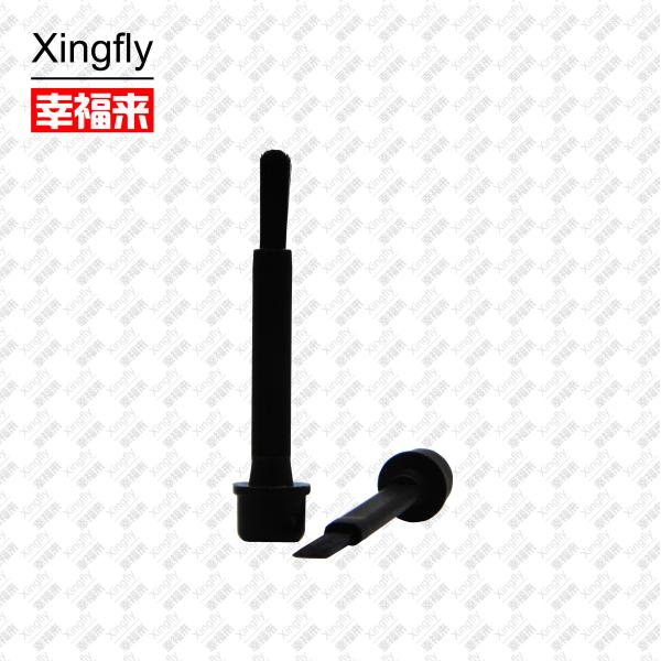 Plastic Pp Nail Polish Brush White Black For Personal Care Nail Bottle