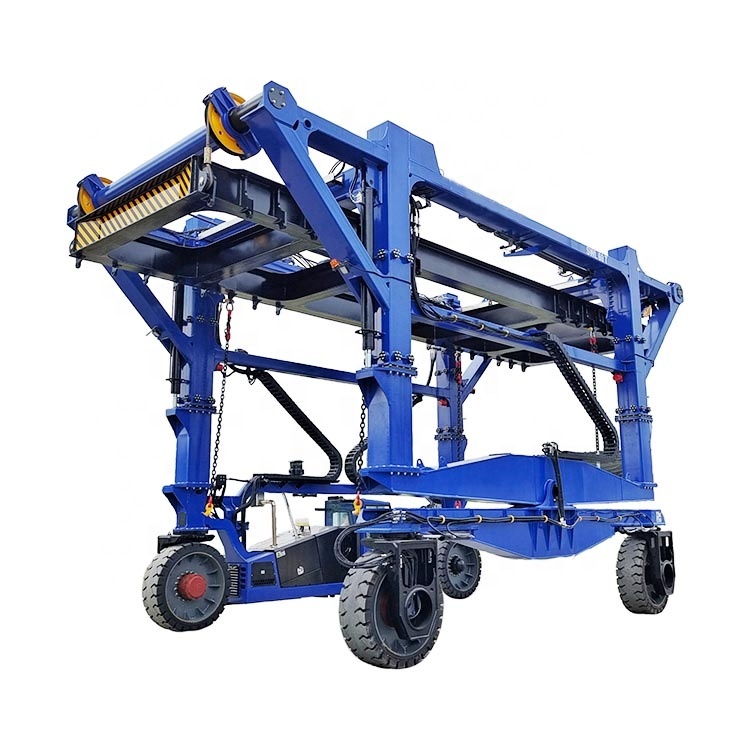 Zehua Gebruikte Container Straddle Carrier 40 Ft 75 Ton Straddle Crane Carrier