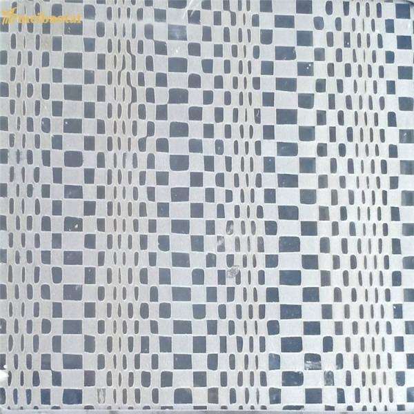 Grade 201 Etched Stainless Steel Sheet 1219x3048mm with 70 Micron PVC Film for Elevator Decorative Panel