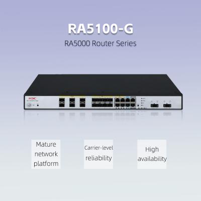 H3C RA5100-G Carrier-Grade 5G IPRAN Access Router with Dual AC/DC Power Input, Wire-Speed 10GE Aggregation, and Level-8 Aseismic Grade