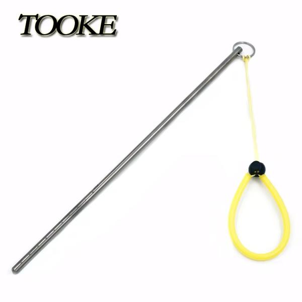 Titanium Alloy Lobster Scuba Diving Pointer Stick With Rubber Lanyard