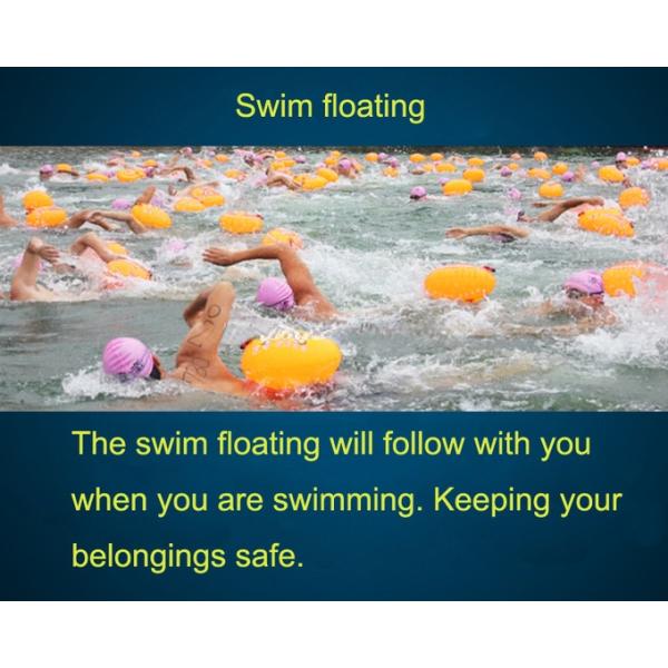 Custom Triathlon Race Gear yellow orange pink 28L Swim Buoy Dry Bag