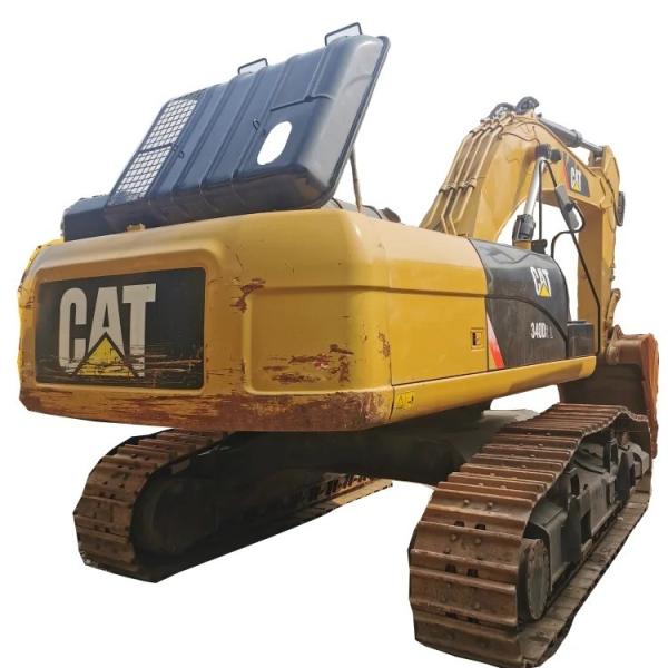 Excavadora original CAT340D e Design de aço mole com cilindro hidráulico original