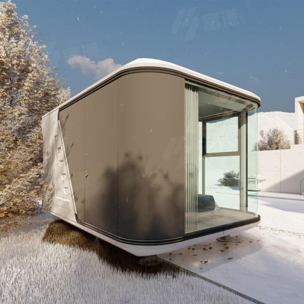 Habitación móvil prefabricada de cápsulas económicaHotel Garden Pod Habitación prefabricada modular de micro contenedores